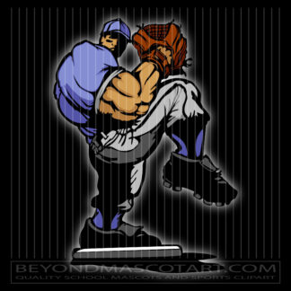 Vector Baseball Pitcher