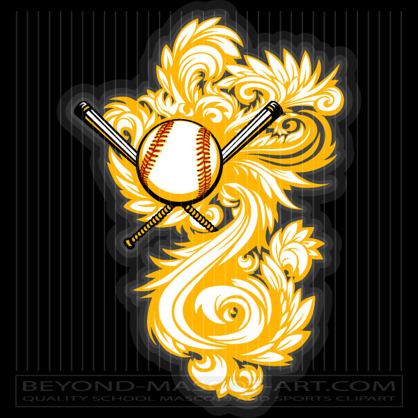 Ornate Baseball Design