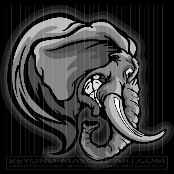 Clipart Elephant Head