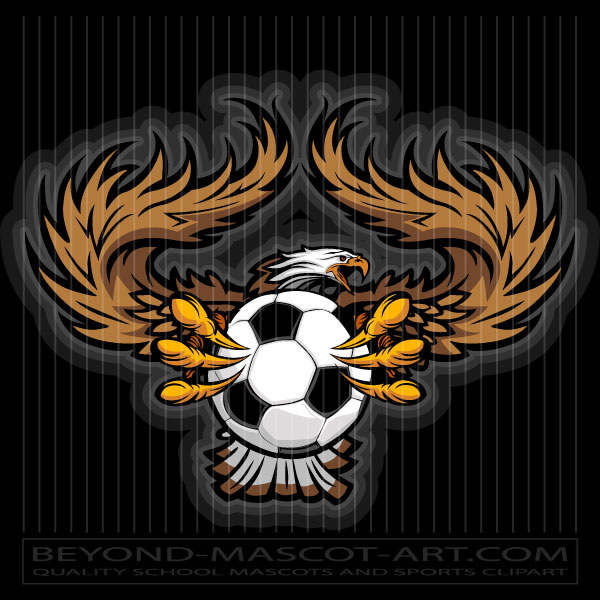 Eagle with Soccer Ball