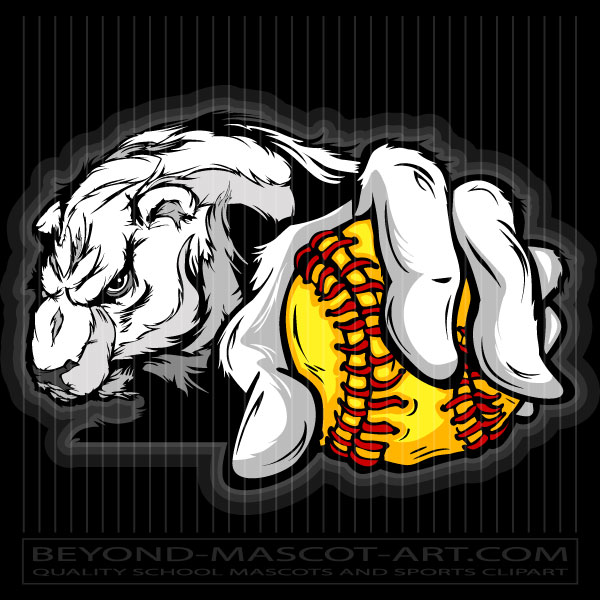 Winter Softball Polar Bear