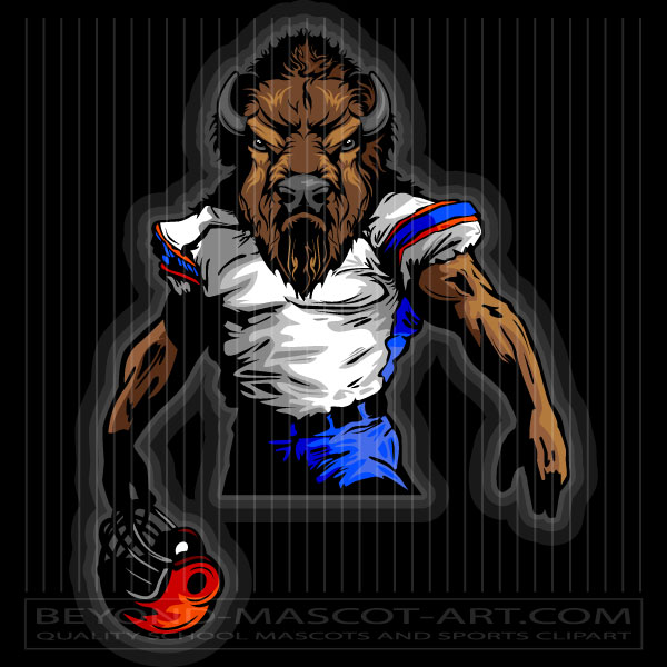 Football Mascot Buffalo