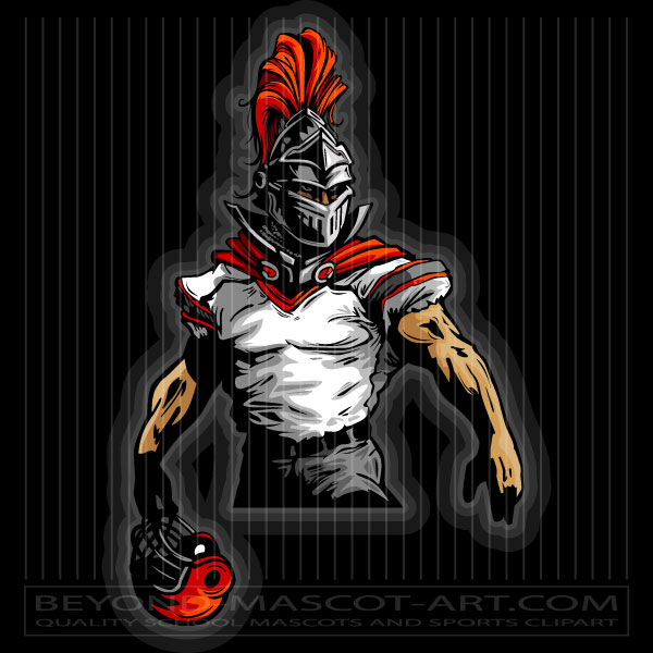 Football Mascot Knight