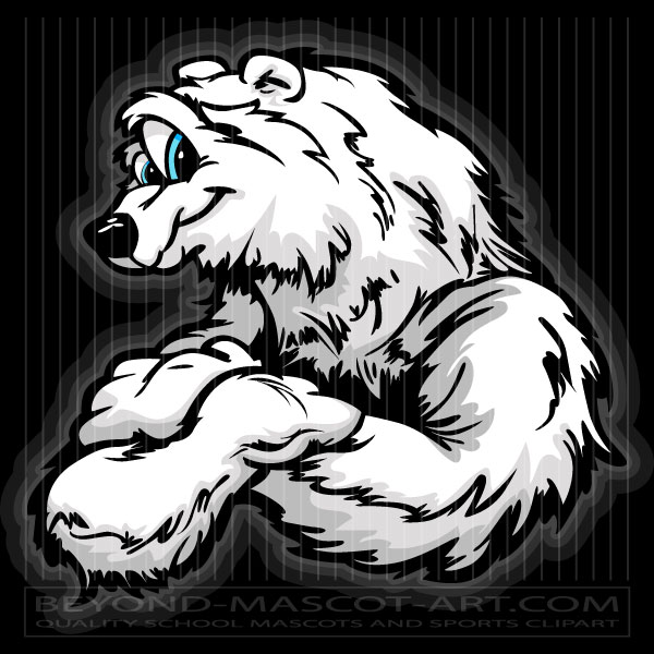 Friendly Polar Bear Clipart