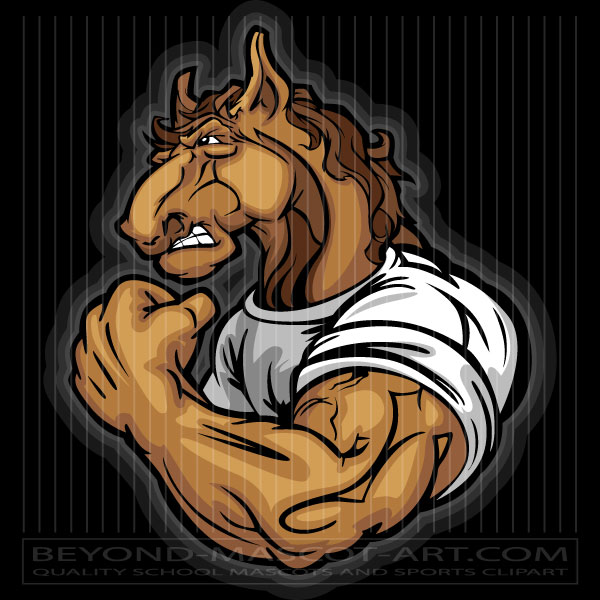 Strong Mustang Clipart