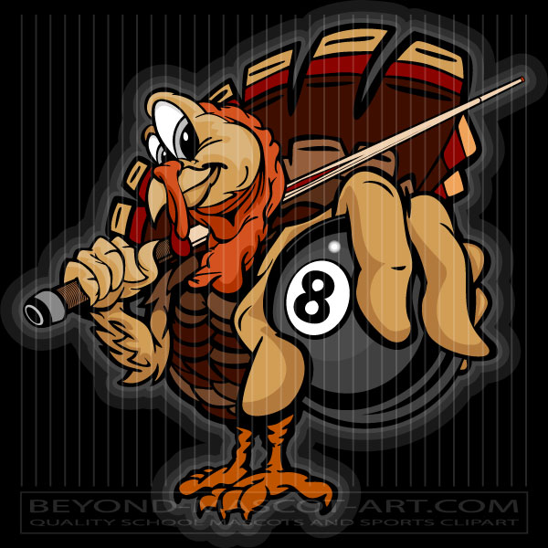 Thanksgiving Eight Ball Clipart