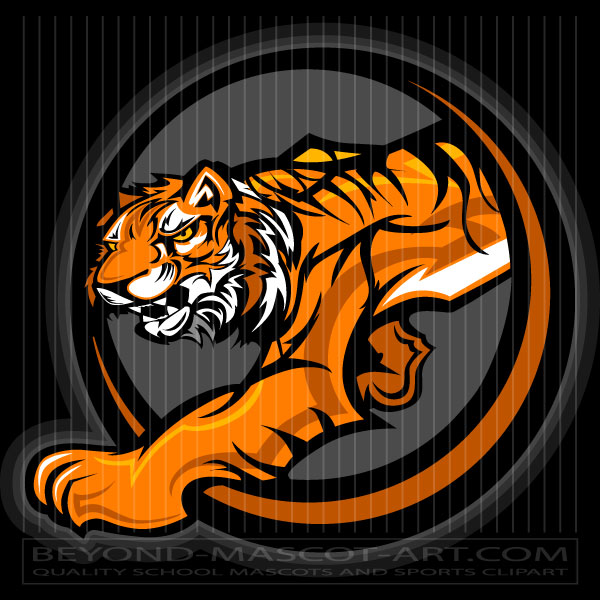 Tiger Mascot Graphic