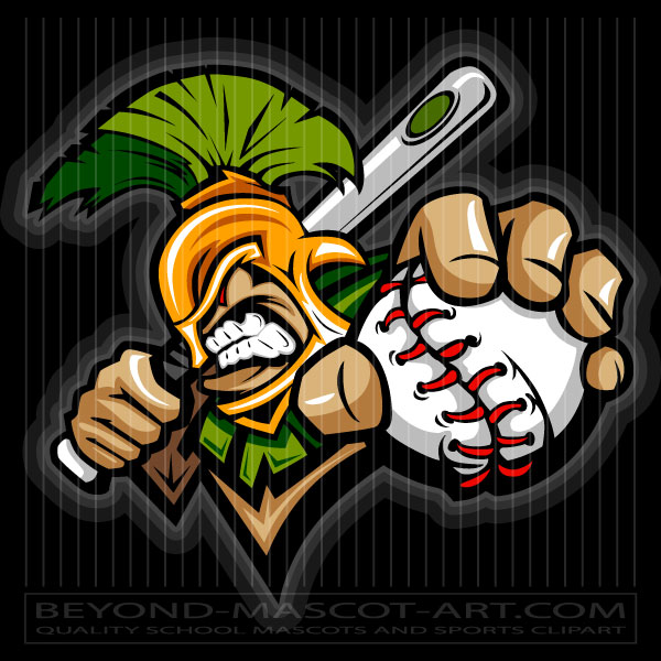 Trojans Baseball Design