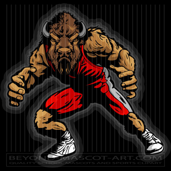 Wrestling Bison
