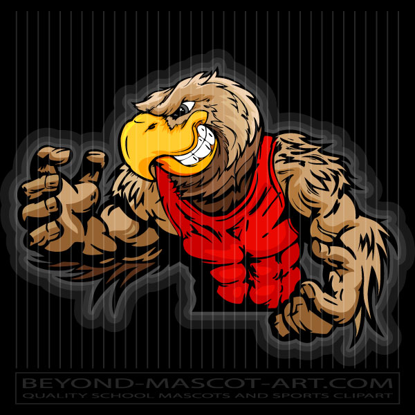 Wrestling Falcon Cartoon