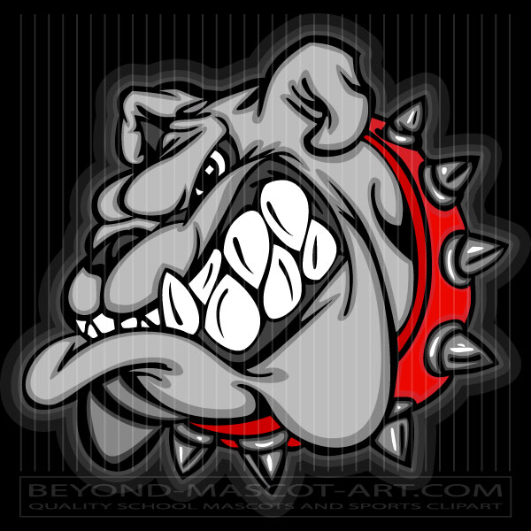 Cartoon Bulldog Head