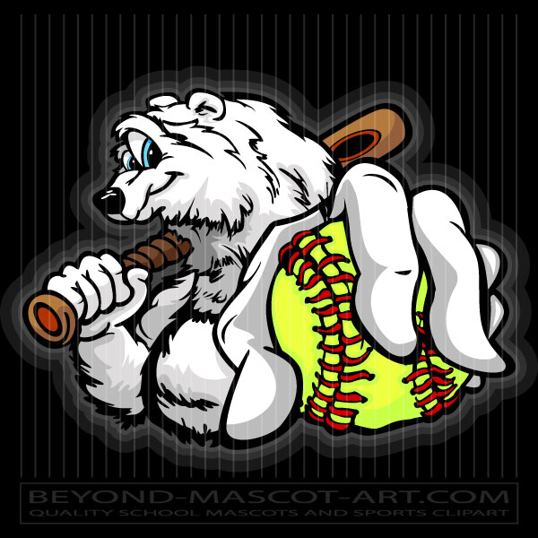 Cold Softball Clip Art