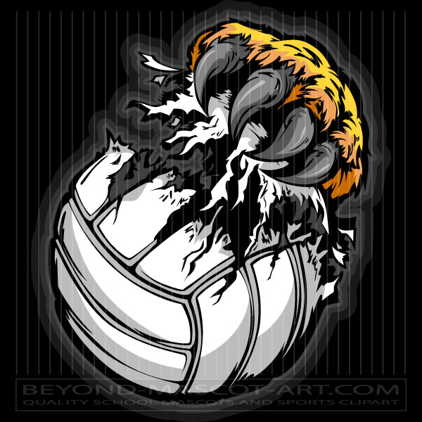 Jaguar Volleyball Clipart