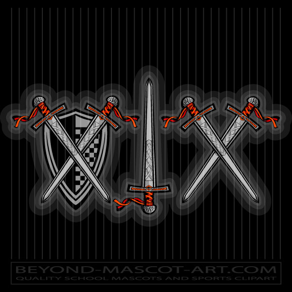 Sword and Shield Clipart