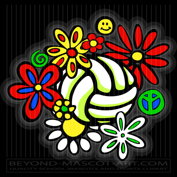 Volleyball Flowers