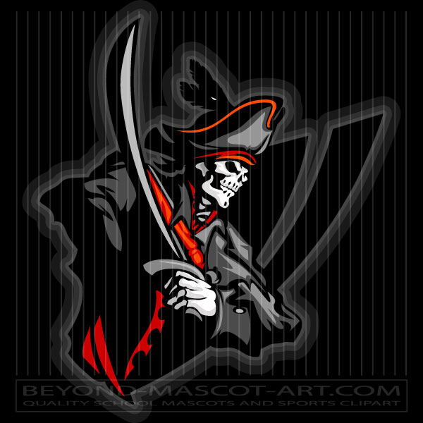 SKelton Pirate Mascot