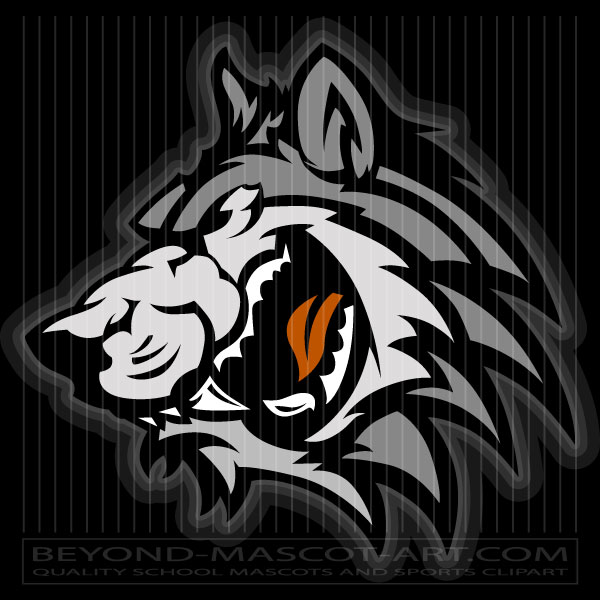 Vector Wolf Graphic