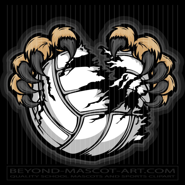 Volleyball Cougar Claws