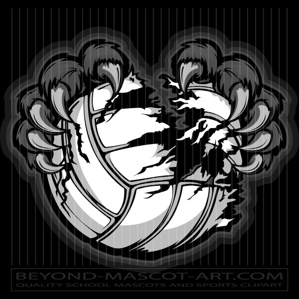 Volleyball Panther Claws