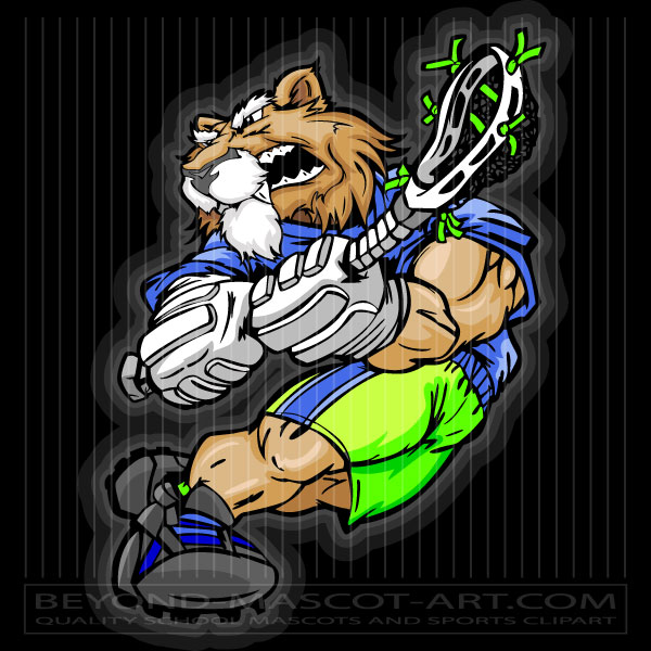 Wildcat Lacrosse Clip Art