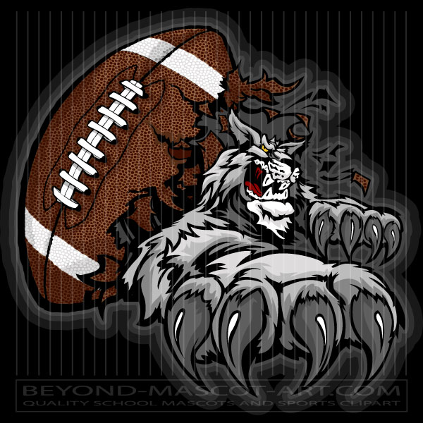 Wildcat Football Clipart