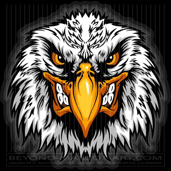 Angry Eagle Cartoon | Vector Format | JPG EPS