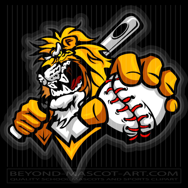 Baseball Lion Design