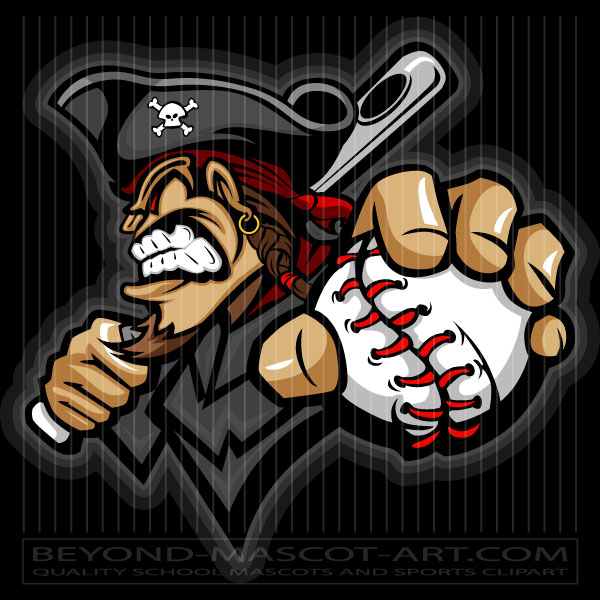 Baseball Pirate Design
