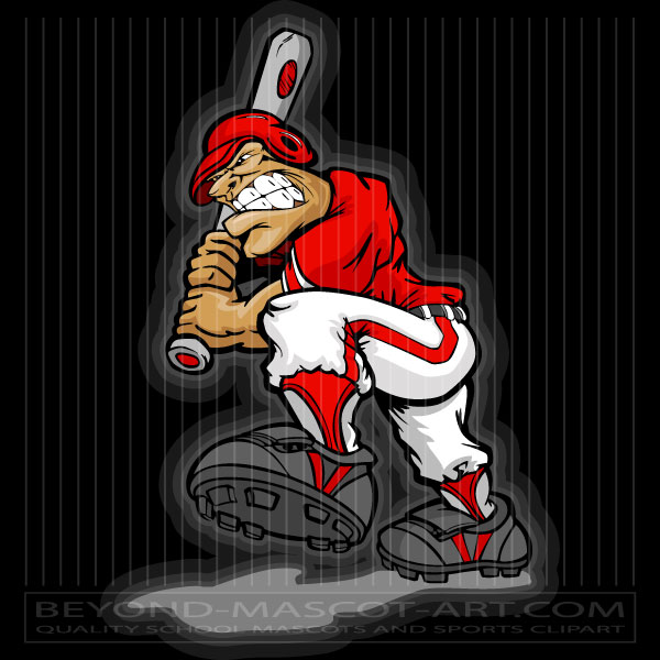 Clip Art Baseball Player