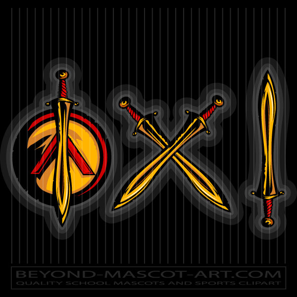 Greek Sword Clip Art