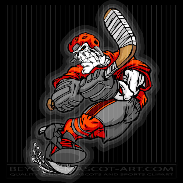 Hockey Player Skelton