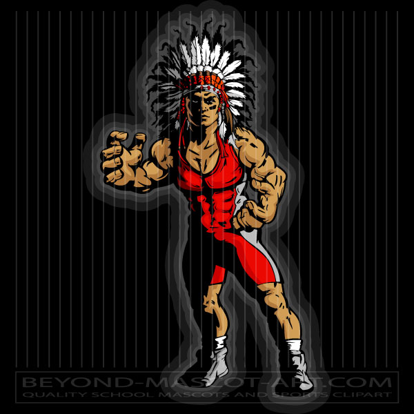 Indian Wrestler Clip Art