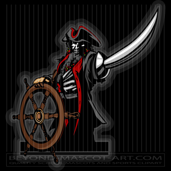 Pirate Skeleton Clip Art