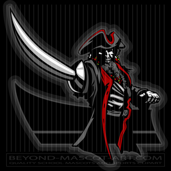 Pirate Skeleton with Sword