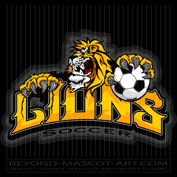Soccer Lions Logo