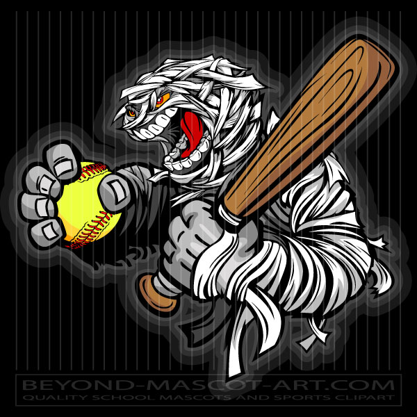 Softball Mummy Monster