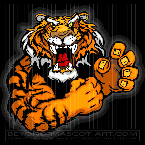 Strong Tiger Clip Art