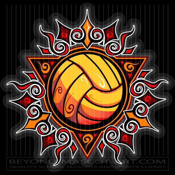 Aztec Volleyball Design