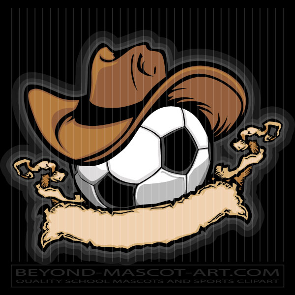 Soccer Cowboy Cartoon