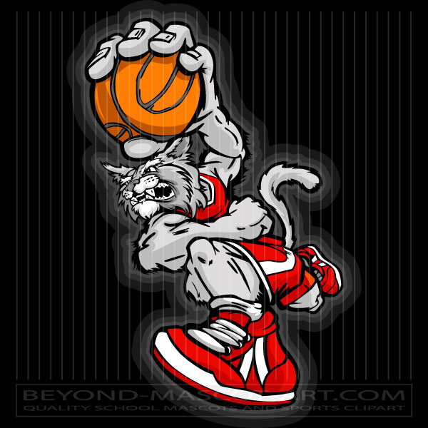 Wildcat Basketball Clip Art