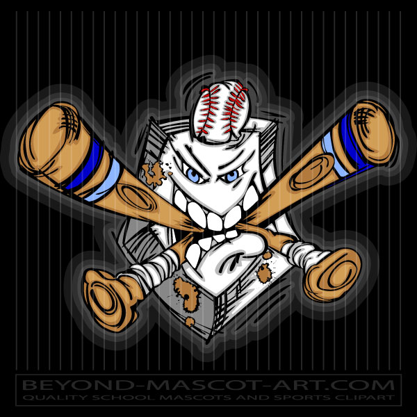 Muddy Baseball Clip Art