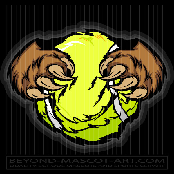 Tennis Bear Clip Art