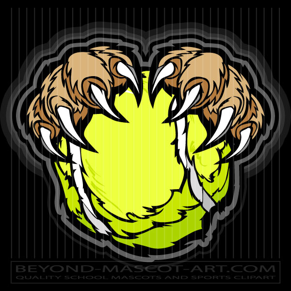 Tennis Cougar Clip Art