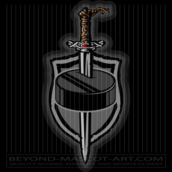 Viking Sword Hockey Design