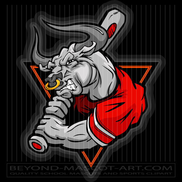 Bull Baseball Batter