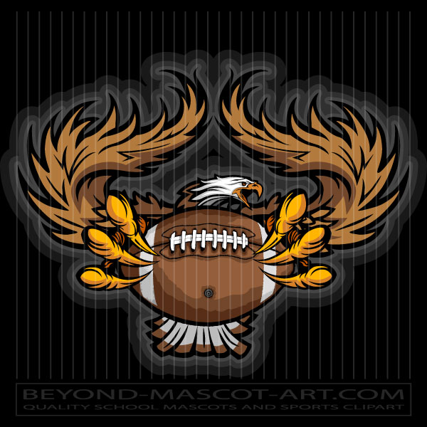 Football Eagle Clip Art