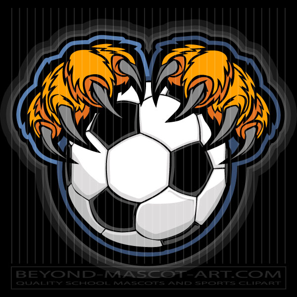 Tiger Claw Soccer Ball