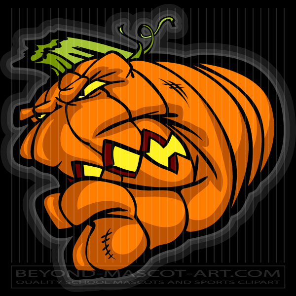 Cartoon Pumpkin Face