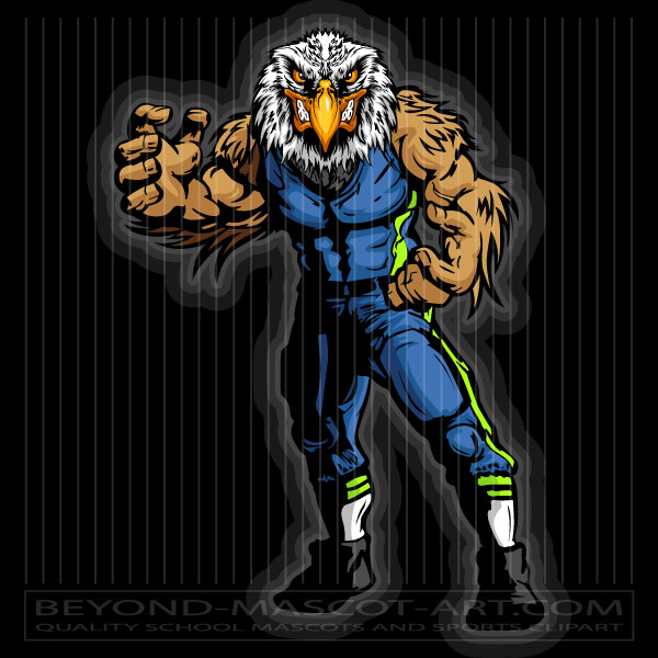 Football Art Seahawk
