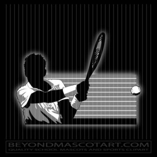 Tennis Player Silhouette